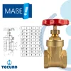 tecuro Messing-Muffenschieber. metallisch dichtend, Produktbild-Vorschau 3