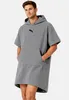 Puma Unisex Badeponcho Poncho mit Kapuze Strand Sauna Produktbild-Vorschau 5