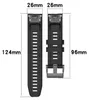 A diagram showing two watch straps with dimensions indicated. Náhled obrázku produktu