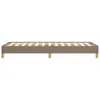vidaXL Bettgestell Taupe 90x200 cm Stoff -  Betten & Produktbild-Vorschau 7