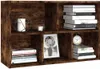 vidaXL Regál/priestor na knihy Smoked Oak 50x25x80 cm Náhľad obrázku produktu 5