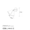 Opviq, Evander- Evander FLG, Gold, Wandleuchten, 10 x 26 x Produktbild-Vorschau 6