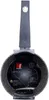 A product shot of a gray frying pan with a black speckled interior and a gray handle, set against a white background. The pan has a product label attached to it. Produktbild-Vorschau