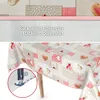 Tischdecke Wachstuch MIMOSA Retro Rot Robust Produktbild-Vorschau 3
