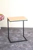 HAKU Beistelltisch Eiche hell, schwarz  - MDF, Metall, Produktbild-Vorschau 3