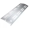 A stainless steel gas grill burner cover with a bull logo. Produktbild-Vorschau