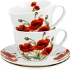 DUO FLORAL 2er-Set Tassen 280 ml CLASSIC POPPIES mit Produktbild-Vorschau 4