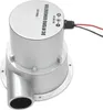 A silver DC hydro generator with a black connector and red and black wires, set against a white background. Náhled obrázku produktu