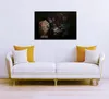 Leinwandbild Tiere 60 x 90 cm - Wandbild Löwe Schwarz Beige Produktbild-Vorschau 3
