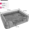 tectake® Orthopädisches Hundebett Kimba waschbar Produktbild-Vorschau 5