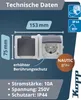 Prise de courant avec contact de protection, 2x AP-FR, Voir les images du produit 14
