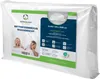 A product package for a waterproof duvet cover, showing a couple in bed. Produktbild-Vorschau