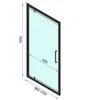 Rea Eckduschkabine Rapid Swing 100X100 Produktbild-Vorschau 8