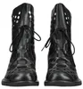 Laura Vita Damen Stiefelette aus Leder mit Lochmuster Produktbild-Vorschau 10