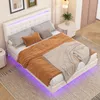 A bedroom scene with a bed, nightstand, and rug. Produktbild-Vorschau