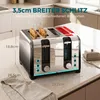 HOMCOM 4-Scheiben-Toaster: 7 Stufen, Aufwärmen, Auftauen, Produktbild-Vorschau 4