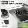 Salatschüssel Set groß mit Deckel ,0,7-6 L in Anthrazit Produktbild-Vorschau 10