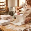 KAPAK Veľká krabička na sušienky, 5 ks, biela, 25 x 21 x 7 Náhľad obrázku produktu 5