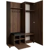 Garderoben-Set LIVIA Links Warmia Walnuss – Produktbild-Vorschau 2