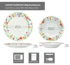 30 ks Kombinovaný servis Variant flowers porcelán 6 osob Náhled obrázku produktu 7