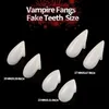 3 Stück Vampirzähne künstliche Zähne mit Klebezahn-Sets, Produktbild-Vorschau 2