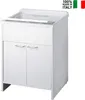 Mobile Lavatoio bianco Garden 60x50X85 PVC Anteprima dell’immagine prodotto 6