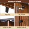 Moderner Lowboard-TV-Schrank mit Schiebetüren und Produktbild-Vorschau 4