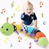 OKWISH Rasseln, Kuschelige Musik-Plüschraupe für Babys, Produktbild-Vorschau 5
