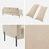 sweeek - 3-Sitzer-Sofa mit Cordbezug - Beige Produktbild-Vorschau 3