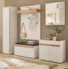 Garderobe Set 6-teilig "Center" in weiß und Wotan Eiche Produktbild-Vorschau 1