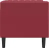 Chesterfield-Sessel Weinrot Kunstleder Produktbild-Vorschau 5