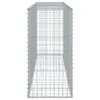 A wire mesh gabion cage on a white background. Anteprima dell’immagine prodotto