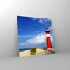 Bilder auf glas - Turm Leuchtturm Ozean Ufer - 60x60cm - Produktbild-Vorschau 4