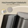 SONGMICS Abfalleimer Küche 50 L Edelstahl Tretmülleimer mit Produktbild-Vorschau 6
