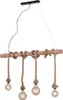 JustLight 4er Pendelleuchte Rope schwarz-natur 100 x 7 cm Produktbild-Vorschau 22