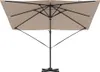 Roma Parasol Taupe 286 x 284 x 265 cm Aluminium und Produktbild-Vorschau 4
