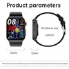 Product parameters for a smartwatch, showing dimensions and wristband size. Náhled obrázku produktu
