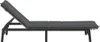 vidaXL Sonnenliege mit Auflage Grau Poly Rattan Produktbild-Vorschau 7