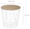 Atmosphera Créateur d'intérieur Korbtisch Kumi Metall Produktbild-Vorschau 5