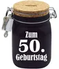 Spardose Geld Geschenk Ideen 50. Geburtstag Schwarz Größe L Produktbild-Vorschau 2