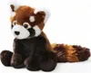 A plush toy red panda sitting on a white background. Voir les images du produit