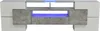 A modern TV stand with LED lighting. Produktbild-Vorschau