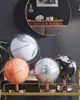 BELIANI Dekoratívny glóbus strieborný 28 cm s kovovým Náhľad obrázku produktu 4