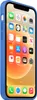 A blue iPhone 12 Mini in a blue silicone case, displaying the home screen with various app icons. Anteprima dell’immagine prodotto