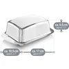 com-four® Butterdose Edelstahl - Große Butterglocke aus Produktbild-Vorschau 6