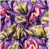 Viskose-Stoff Flowers ab 1 m x 140 cm Popeline Fahnentuch Produktbild-Vorschau 4