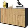 Vladon Sideboard Ben V3, Kommode mit 3 Türen und 2 Produktbild-Vorschau 1