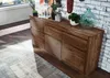 MASSIVMOEBEL24 Sideboard Sheesham 185x40x80 rot-braun Produktbild-Vorschau 6