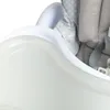 A close-up view of a baby feeding chair, focusing on the seat and harness. Produktbild-Vorschau