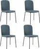 CHITA Polsterstuhl 4er Set, Stapelbar, ergonomisch mit Produktbild-Vorschau 1